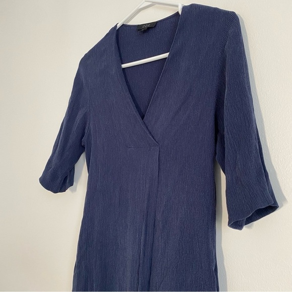 COS Women Blue Cupro Short Sleeves Mini Dress Size 2 - Picture 3 of 8